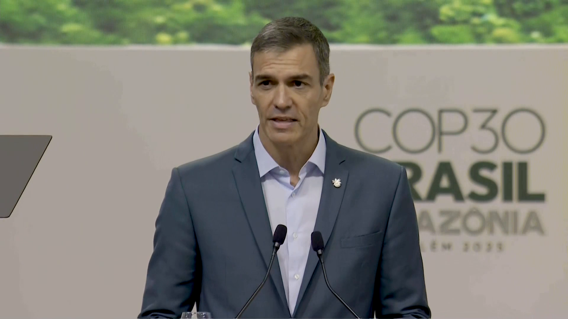 La advertencia de Sánchez por el cambio climático en la COP30: "El tiempo se nos agota" La advertencia de Sánchez por el cambio climático en la COP30: "El tiempo se nos agota"