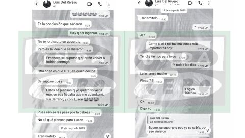 "El 1 es quien decide": los whatsapps que un intermediario de Leire D&iacute;ez mand&oacute; al fiscal Stampa