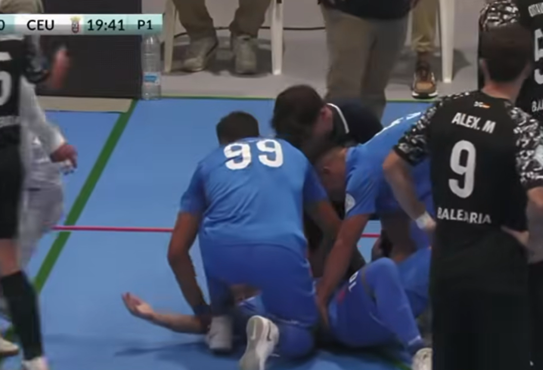 Juan Ruiz: “Jamás en mi vida he visto una entrada tan brutal en fútbol sala” Juan Ruiz: “Jamás en mi vida he visto una entrada tan brutal en fútbol sala”