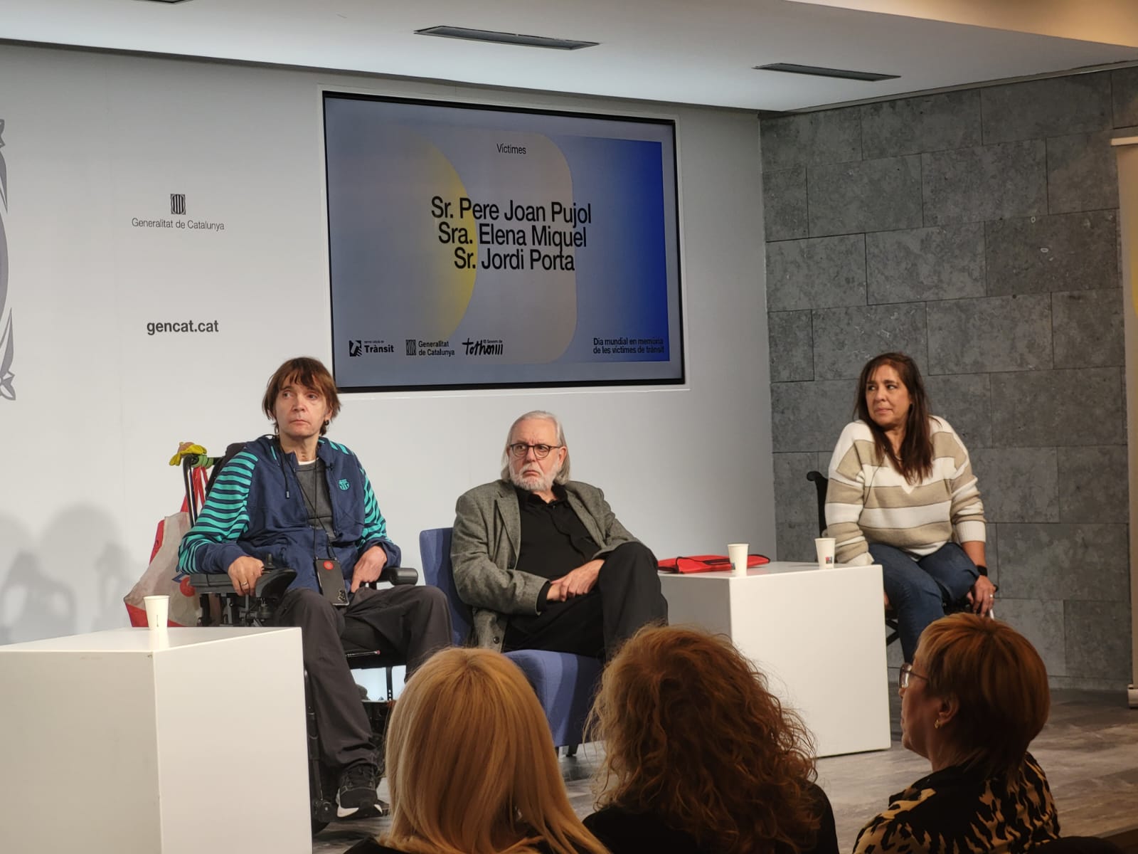 Víctimes d'accidents de trànsit i conductors infractors posen en valor els cursos de sensibilització Víctimes d'accidents de trànsit i conductors infractors posen en valor els cursos de sensibilització