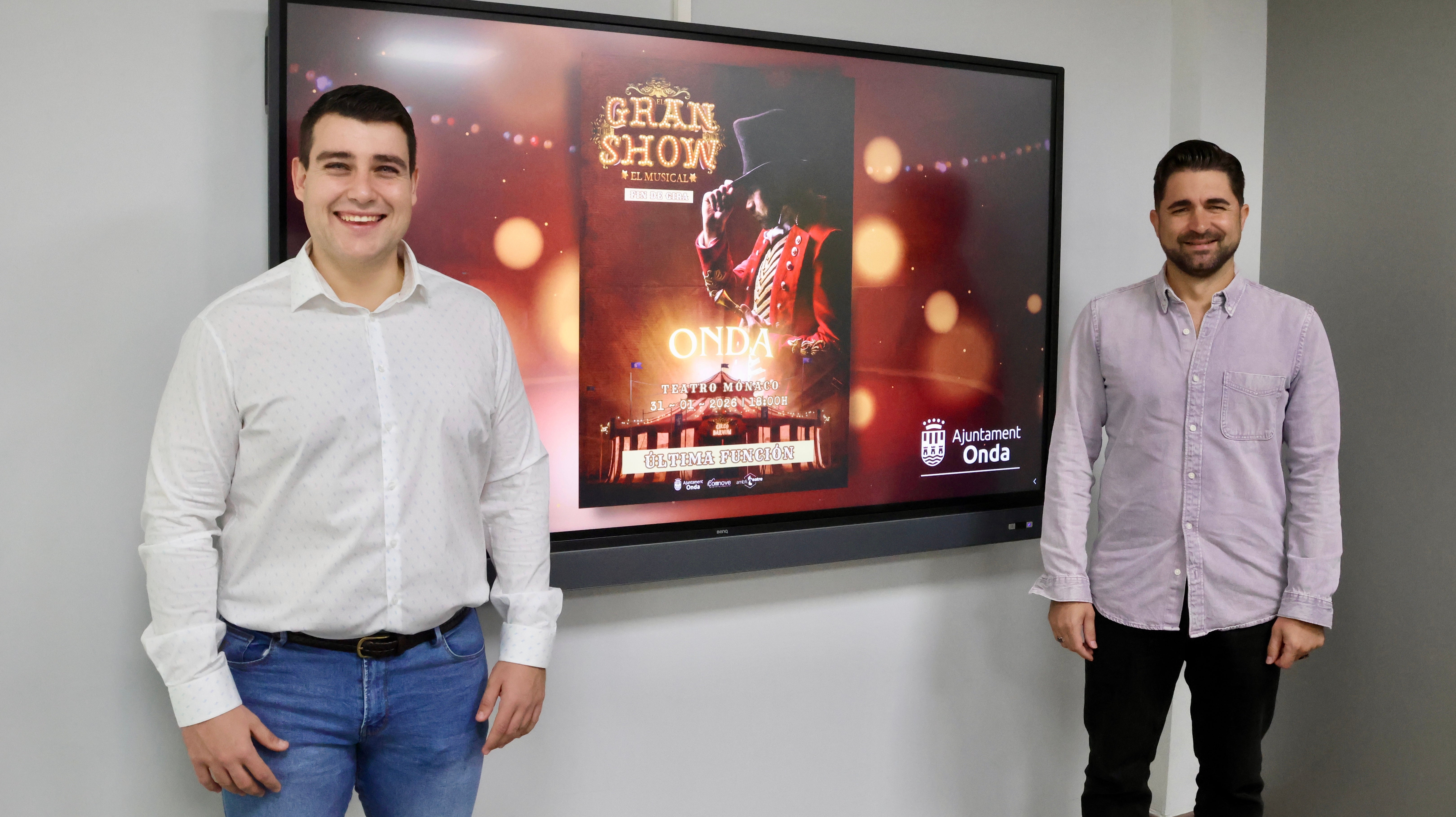 El Teatro Mónaco de Onda acogerá la última función del musical ‘El Gran Show’ tras su exitosa gira nacional El Teatro Mónaco de Onda acogerá la última función del musical ‘El Gran Show’ tras su exitosa gira nacional