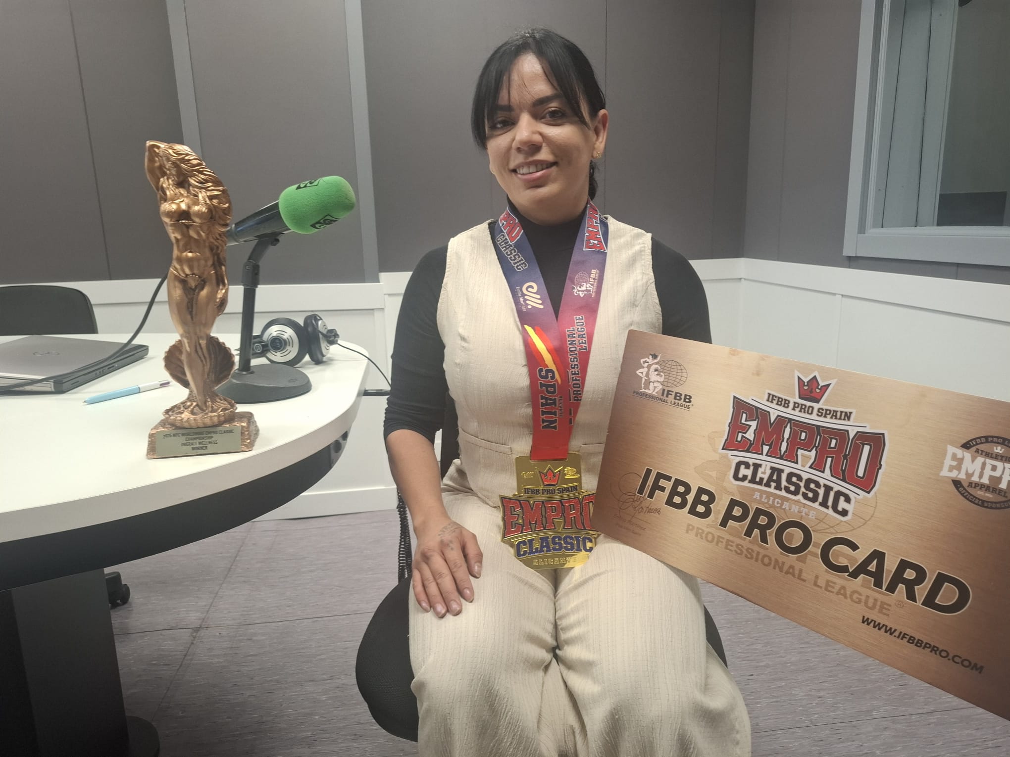 "Mi sueño sería participar en el certamen de Miss Olympia en Las Vegas" "Mi sueño sería participar en el certamen de Miss Olympia en Las Vegas"