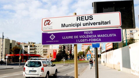 Senyal contra la viol&egrave;ncia masclista