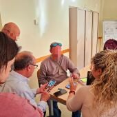 Taller con la trabajadora social en la Asociación de Enfermedades Neuromusculares