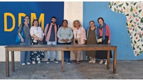 La delegación del Fons Pitius que viajó a Marruecos La delegación del Fons Pitius que viajó a Marruecos