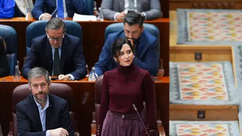 Ayuso califica a Sánchez de inquiocupa: "no tiene Presupuestos ni palabra" Ayuso califica a Sánchez de inquiocupa: "no tiene Presupuestos ni palabra"