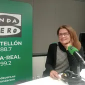 Eva Hernández en los estudios de Onda Cero Vila-real. Eva Hernández en los estudios de Onda Cero Vila-real.