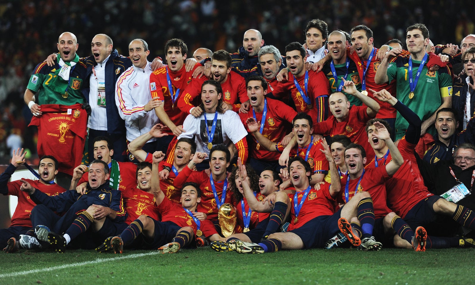 Los jugadores de España con más partidos en un Mundial Los jugadores de España con más partidos en un Mundial