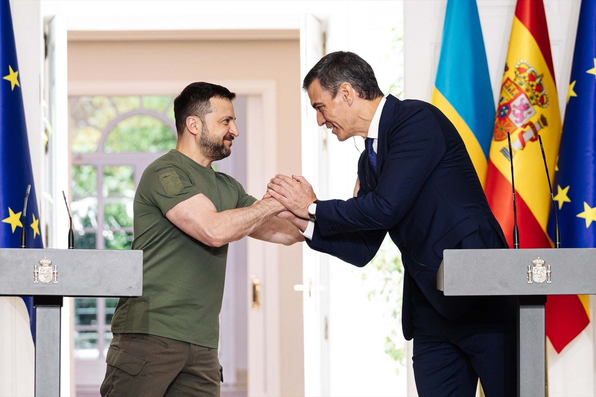 Zelenski se reunirá con Sánchez la próxima semana y visitará el martes el Congreso de los Diputados Zelenski se reunirá con Sánchez la próxima semana y visitará el martes el Congreso de los Diputados