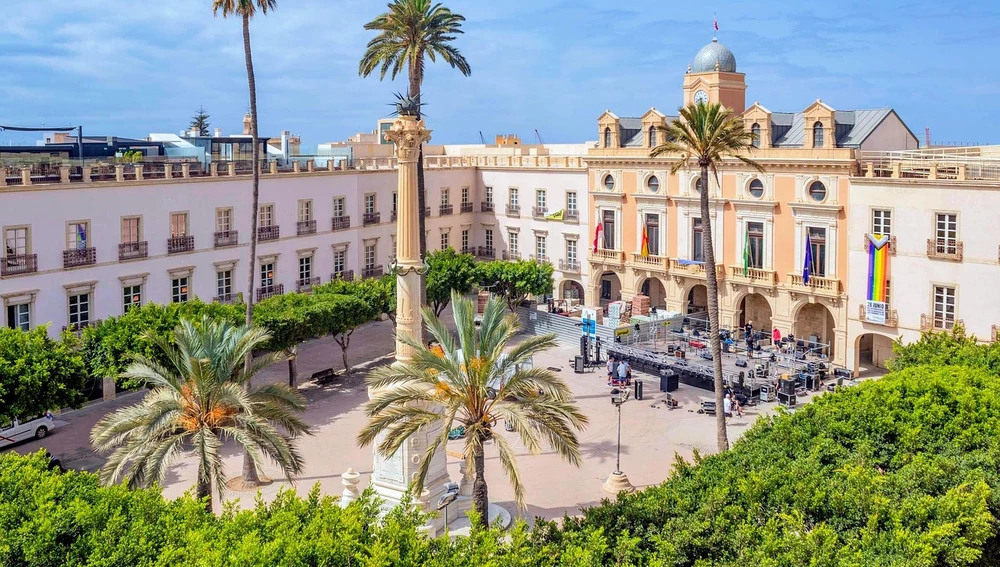 Plaza del ayuntamiento, Almería Plaza del ayuntamiento, Almería
