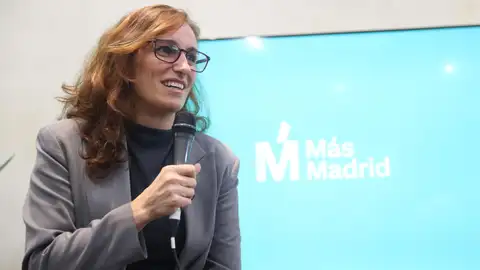 La ministra de Sanidad, Mónica García, participa en el acto político '2 años gobernando' de Más Madrid, este sábado. La ministra de Sanidad, Mónica García, participa en el acto político '2 años gobernando' de Más Madrid, este sábado.