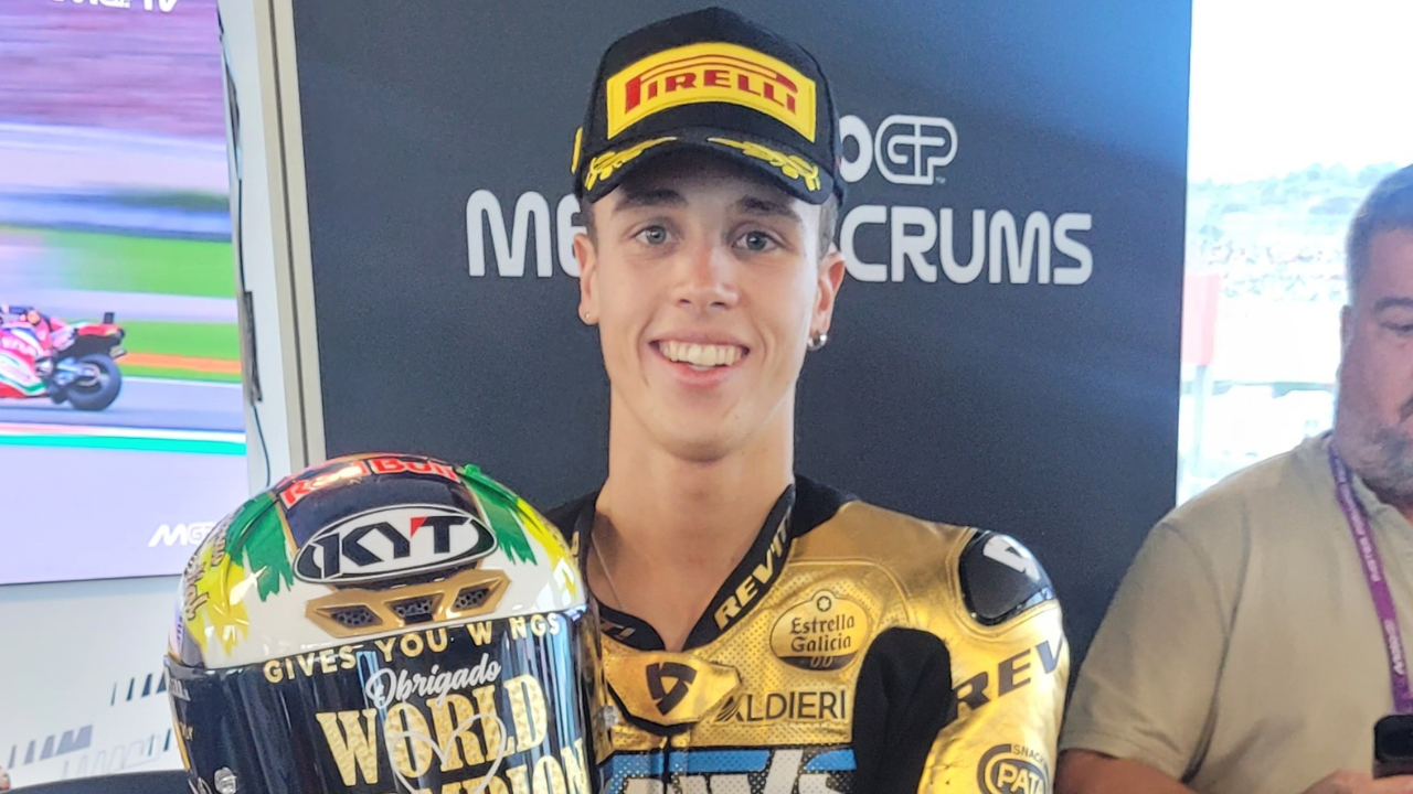 Diogo Moreira, campeón del Mundo de Moto 2: "Es un honor escuchar que soy el Pelé de las motos" Diogo Moreira, campeón del Mundo de Moto 2: "Es un honor escuchar que soy el Pelé de las motos"