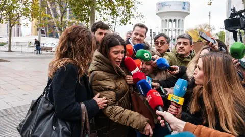 Leire Díez a su llegada a los juzgados Leire Díez a su llegada a los juzgados