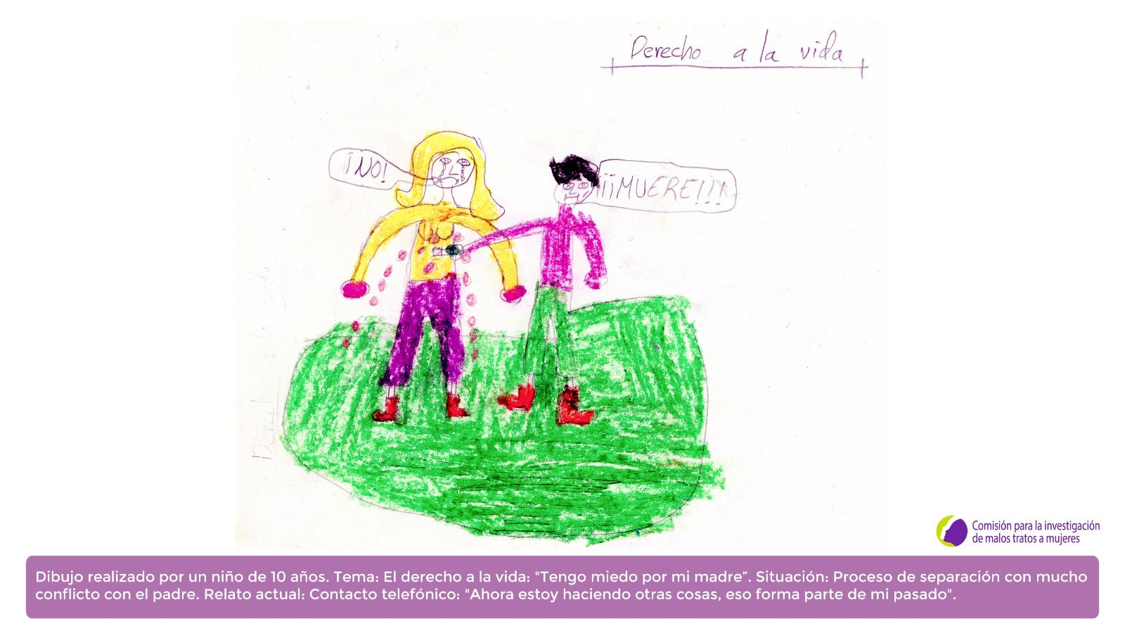 Así dibujan los niños cómo es 'Crecer con miedo' Así dibujan los niños cómo es 'Crecer con miedo'