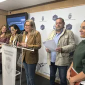 Aurora Galisteo durante la rueda de prensa Aurora Galisteo durante la rueda de prensa