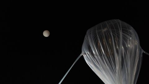 Lanzamiento de globo estratosf&eacute;rico (Rockoon) desde La Gomera