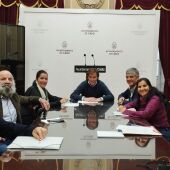 Reunión del jurado en el Salón Isabelino del Ayuntamiento de Cádiz