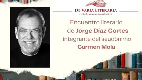 El Centro Cultural Provincial acoge el 20 de noviembre el encuentro literario con Jorge Díaz Cortés .
