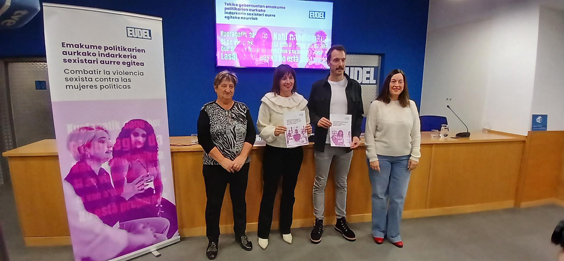 El 60% de las alcaldesas y concejalas vascas afirman haber sufrido violencia sexista El 60% de las alcaldesas y concejalas vascas afirman haber sufrido violencia sexista