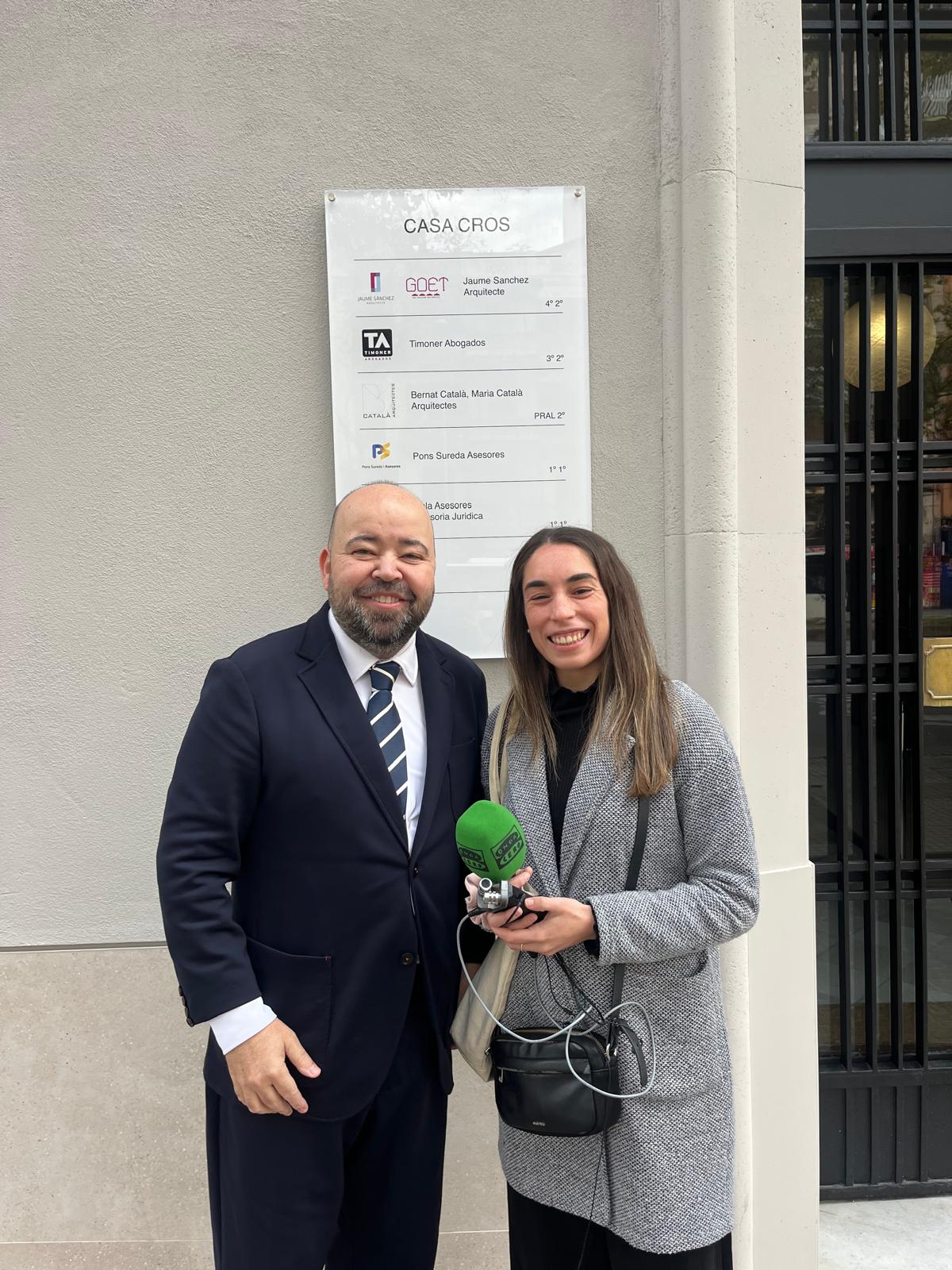 El abogado Julián Timoner felicita los 35 años de Onda Cero El abogado Julián Timoner felicita los 35 años de Onda Cero