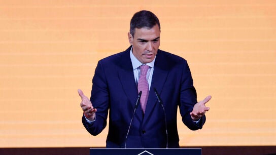 El presidente del Gobierno, Pedro S&aacute;nchez, interviene en el congreso Metafuturo que organiza Atresmedia, este mi&eacute;rcoles, en Madrid.