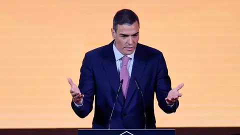 El presidente del Gobierno, Pedro Sánchez, interviene en el congreso Metafuturo que organiza Atresmedia, este miércoles, en Madrid. El presidente del Gobierno, Pedro Sánchez, interviene en el congreso Metafuturo que organiza Atresmedia, este miércoles, en Madrid.