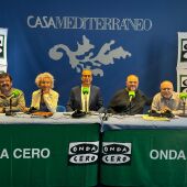 De izquierda a derecha Pepe Altabert, Mercedes Gómez, José Mª Rodríguez Galant y David Lozano