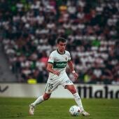 Álvaro Núñez, en un partido del Elche en Primera División. 