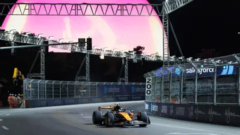 Norris marca la pauta en la primera jornada de libres en Las Vegas Norris marca la pauta en la primera jornada de libres en Las Vegas