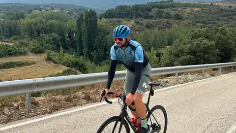 Fernando Valdecantos en una de las rutas Fernando Valdecantos en una de las rutas