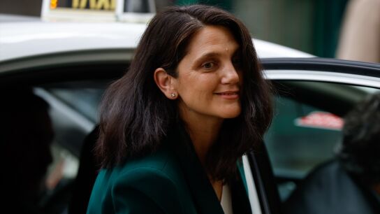 Pilar S&aacute;nchez Acera a su llegada al juicio del fiscal general