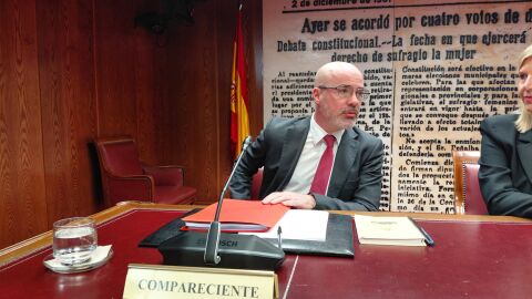 El Delegado del Gobierno, Francisco Martín, en la Comisión Koldo. El Delegado del Gobierno, Francisco Martín, en la Comisión Koldo.