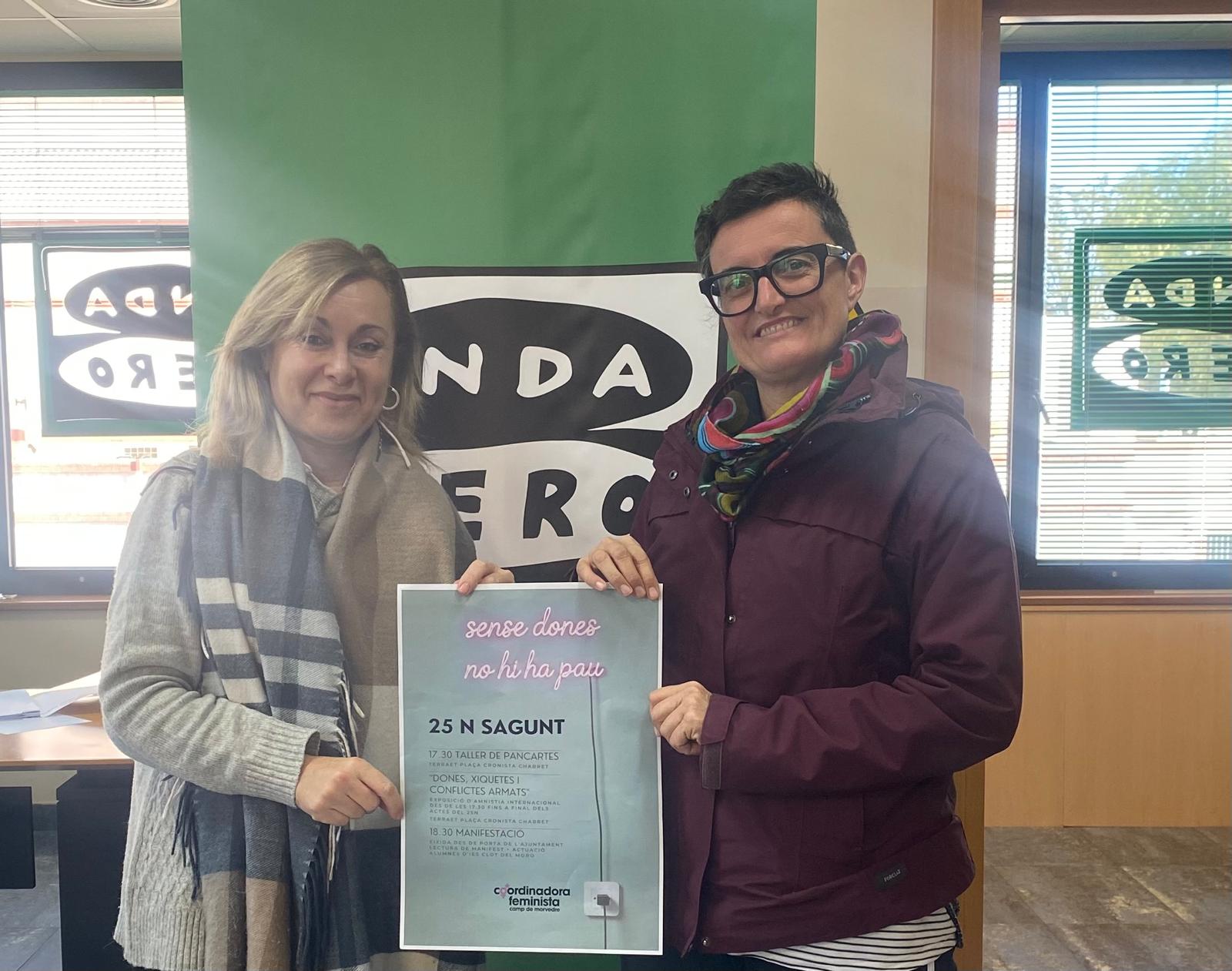 La Coordinadora Feminista del Camp de Morvedre moviliza a la comarca para el 25N La Coordinadora Feminista del Camp de Morvedre moviliza a la comarca para el 25N