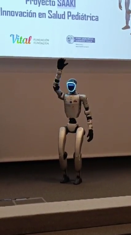 El robot Saaki acompañará a niños y niñas ingresadas en el HUA Txagorritxu El robot Saaki acompañará a niños y niñas ingresadas en el HUA Txagorritxu