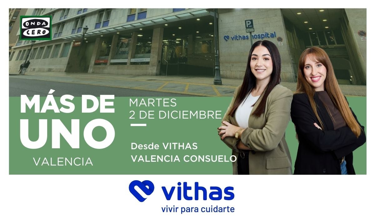 Más de uno Valencia en directo desde el Vithas Valencia Consuelo Más de uno Valencia en directo desde el Vithas Valencia Consuelo