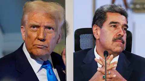 Donald Trump y Nicolás Maduro Donald Trump y Nicolás Maduro