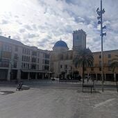 Vista de la basílica de Santa María de Elche.