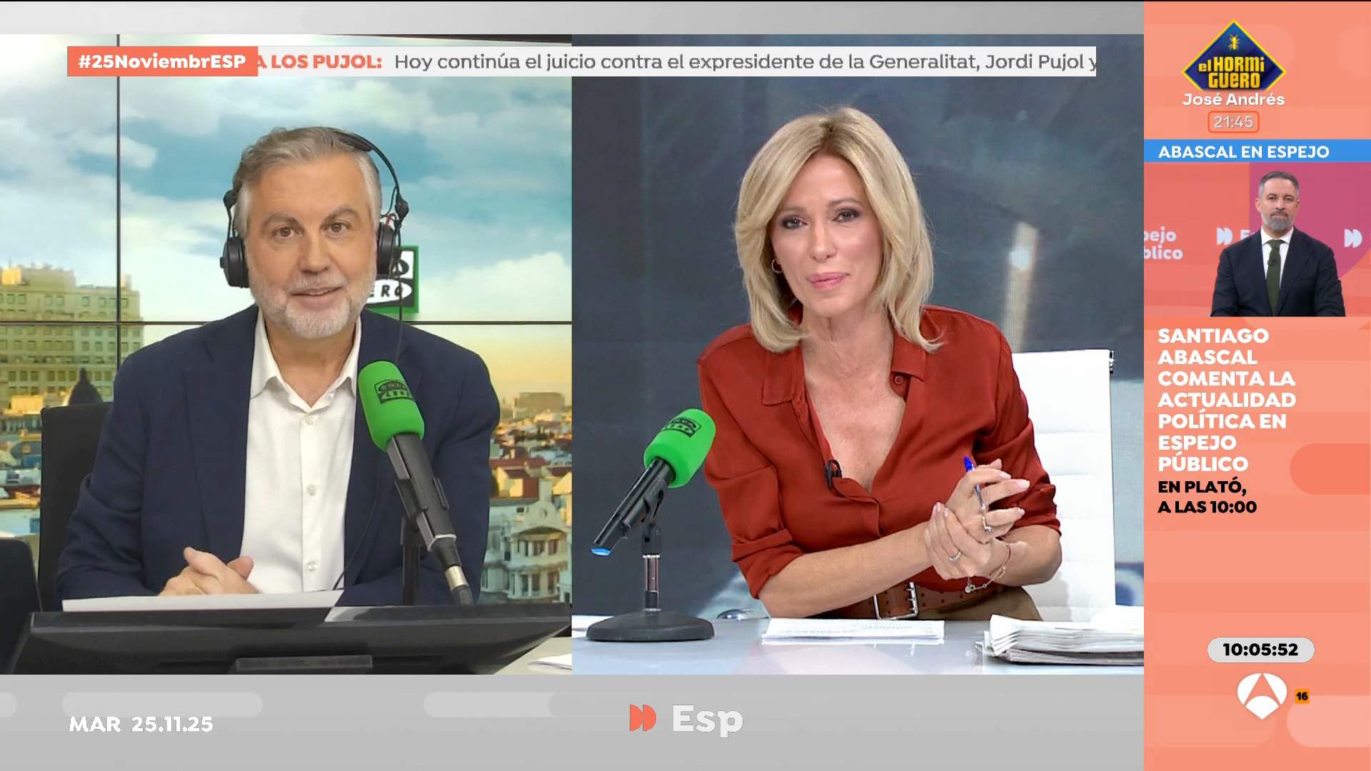 Alsina en Espejo Público sobre la nueva fiscal general: "Confío en que haya puesto como condición que no se la trate como una ministra" Alsina en Espejo Público sobre la nueva fiscal general: "Confío en que haya puesto como condición que no se la trate como una ministra"