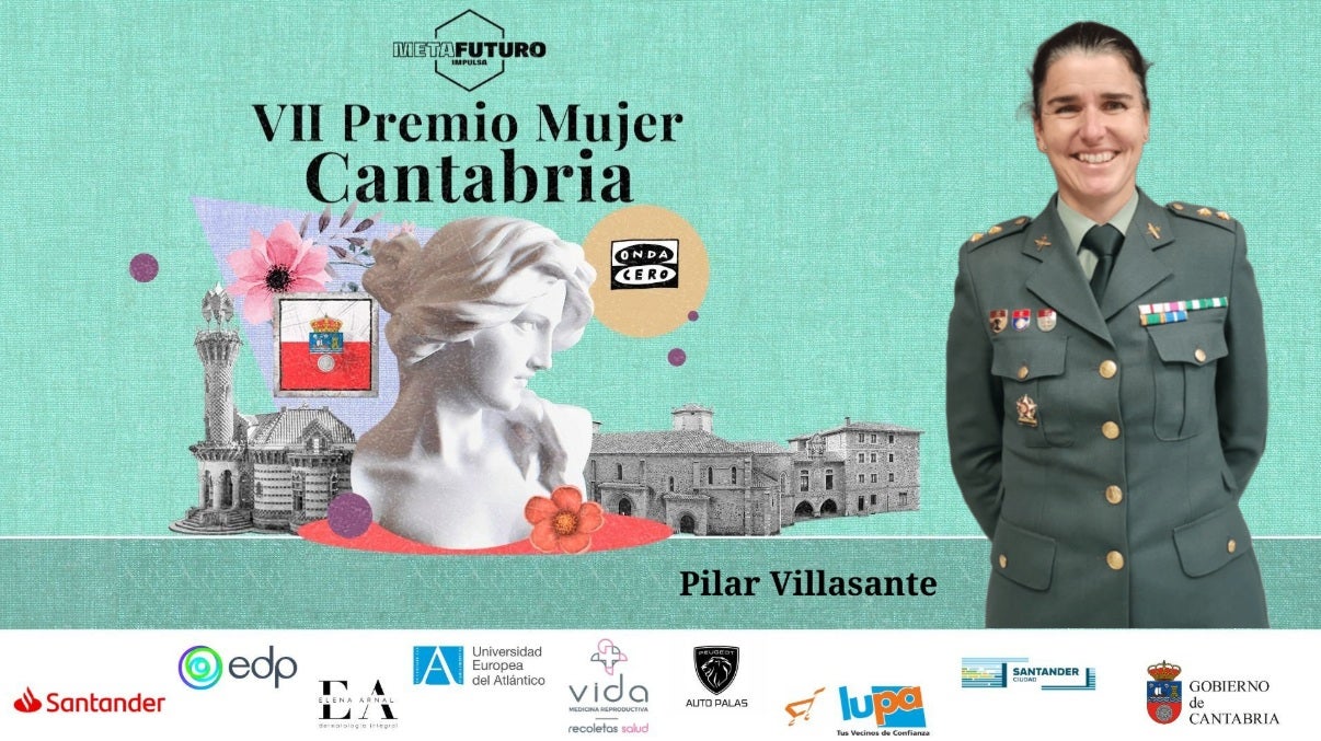 Onda Cero Cantabria concede el Premio Mujer Cantabria 2025 a María Pilar Villasante, primera teniente coronel de la Guardia Civil en Cantabria Onda Cero Cantabria concede el Premio Mujer Cantabria 2025 a María Pilar Villasante, primera teniente coronel de la Guardia Civil en Cantabria
