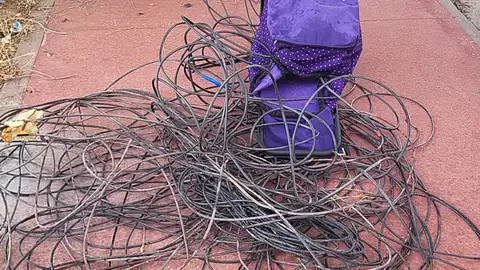 El Ayuntamiento se esmerará en reponer con 'celeridad' el cable de cobre robado El Ayuntamiento se esmerará en reponer con 'celeridad' el cable de cobre robado