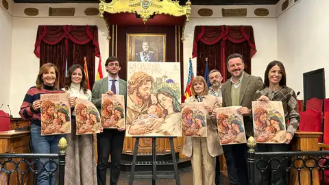 Presentación del cartel anunciador de la Navidad de 2025 en Elche. Presentación del cartel anunciador de la Navidad de 2025 en Elche.