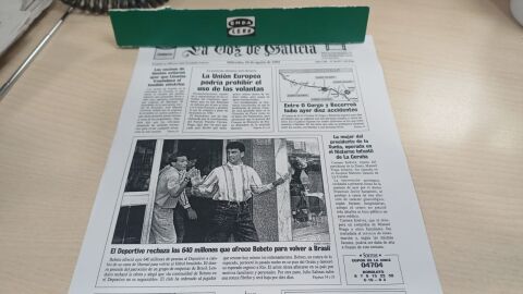 Bebeto y Alberto Gómez Barros, en 1994, tras ganar el Mundial de EEUU con Brasil Bebeto y Alberto Gómez Barros, en 1994, tras ganar el Mundial de EEUU con Brasil