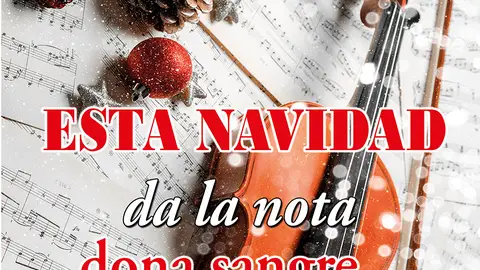 'Esta Navidad da la nota, dona sangre', lema de la campaña de Donantes de Sangre 'Esta Navidad da la nota, dona sangre', lema de la campaña de Donantes de Sangre