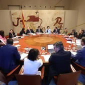 Reunió del Consell Executiu, en una imatge d'arxiu Reunió del Consell Executiu, en una imatge d'arxiu