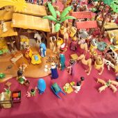 Belén con figuras de playmobil