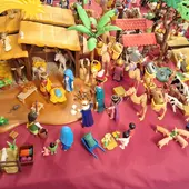 Belén con figuras de playmobil Belén con figuras de playmobil