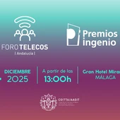 Málaga acoge hoy jueves 4 de diciembre el Foro Telecos Andalucía y los Premios Ingenio 2025 Málaga acoge hoy jueves 4 de diciembre el Foro Telecos Andalucía y los Premios Ingenio 2025