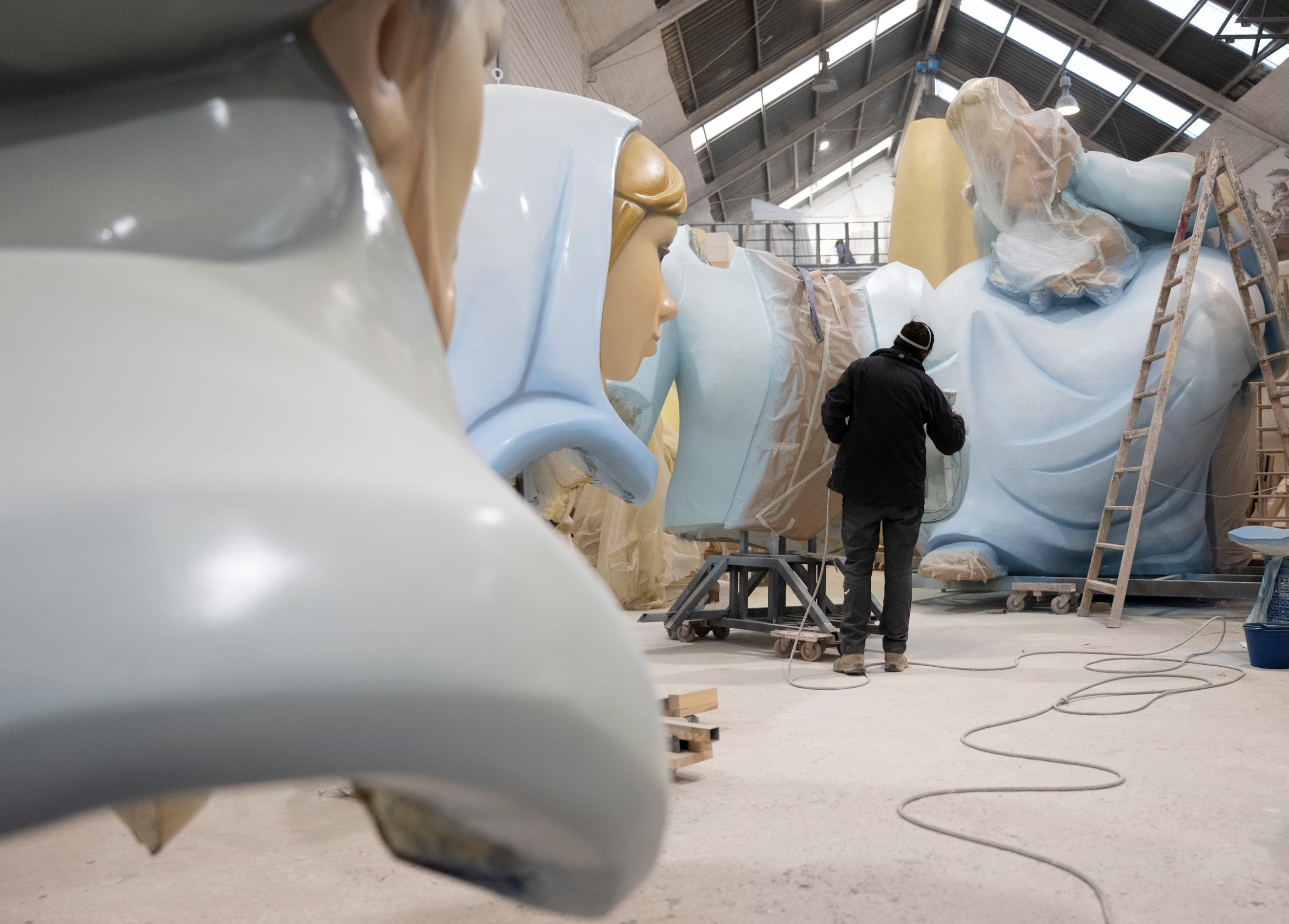 La Diputación recibirá la Navidad con un Belén gigante e interactivo que coronará la plaza de las Aulas La Diputación recibirá la Navidad con un Belén gigante e interactivo que coronará la plaza de las Aulas