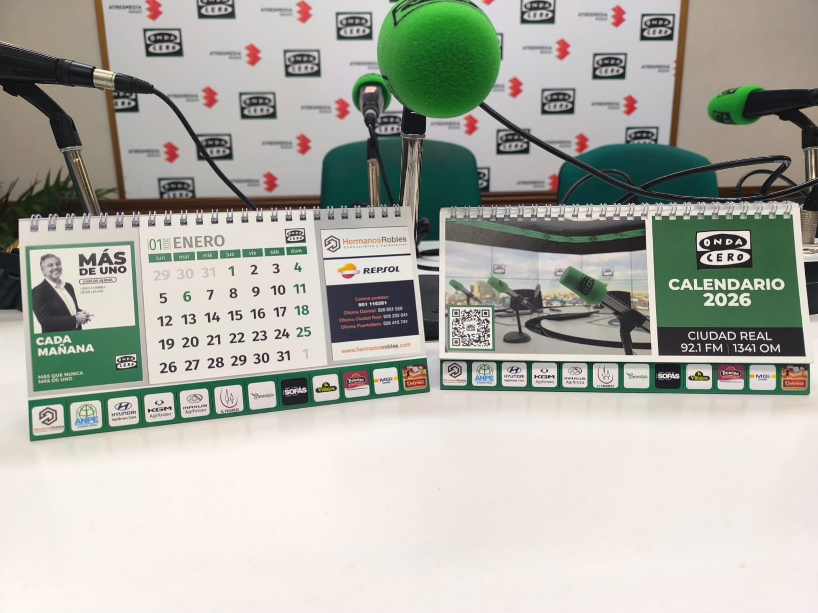 Ya está el calendario de mesa 2026 de Onda Cero Ciudad Real Ya está el calendario de mesa 2026 de Onda Cero Ciudad Real