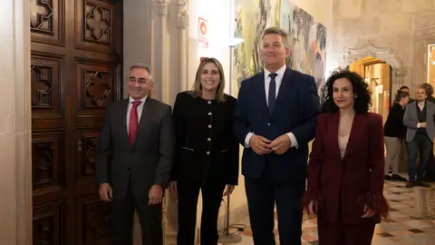 Marta Barrachina y los tres nuevos consellers castellonenses Marta Barrachina y los tres nuevos consellers castellonenses